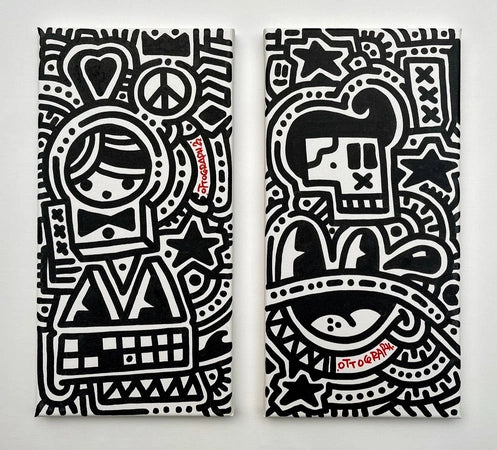 2 little paintings 15x30 cm (2022)