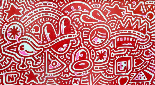 2022 Ottograph canvas - Can i get a witness? - 85x155 cm